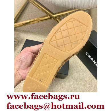 Chanel Plush CC Logo Espadrilles G29762 Brown 2022