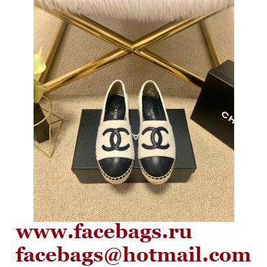 Chanel Plush CC Logo Espadrilles G29762 White 2022