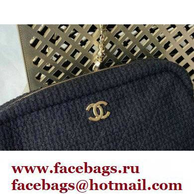 Chanel See Through Perforated Calfskin Shopping Tote Bag AS2377 Metallic Gold 2021