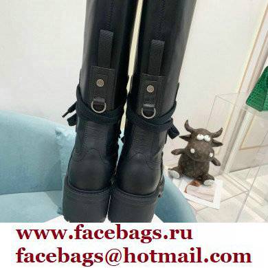 Dior Lambskin D-Fight Thigh Boots 2021