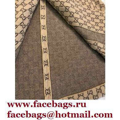 Gucci GG wool cape BEIGE 2021