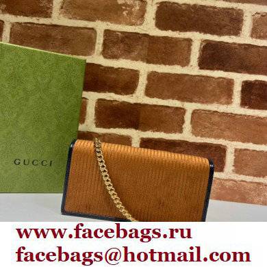 Gucci Horsebit 1955 chain wallet 621892 corduroy Brown 2021