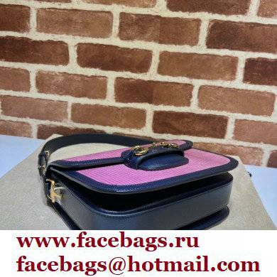 Gucci Horsebit 1955 small bag 602204 corduroy Pink 2021