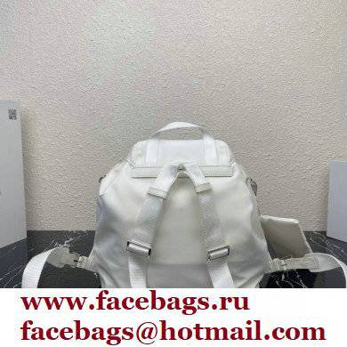 Prada Medium Nylon Backpack 1BZ811 white 2021