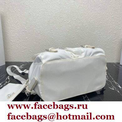 Prada Medium Nylon Backpack 1BZ811 white 2021