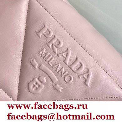 Prada Padded Nappa Leather Shoulder Bag 1BD306 Pink 2021