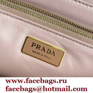 Prada Padded Nappa Leather Shoulder Bag 1BD306 Pink 2021