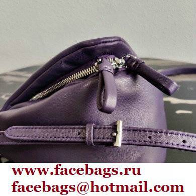 Prada Padded Nappa Leather Triangle Handbag 1BA315 Violet 2021