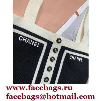 chanel white/black knit vest 2022SS