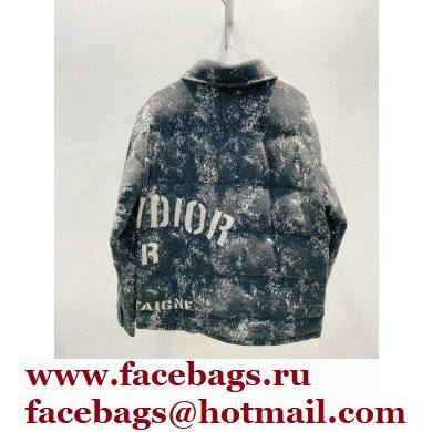 dior watercolor down jacket 2021