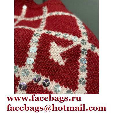 gucci red diamond vest 2022SS