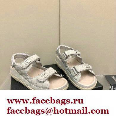 Chanel CC Logo Beach Sandals G35927 01 2022