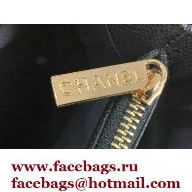 Chanel GST Shopping Tote Bag A50995 in Caviar Leather Black/Gold