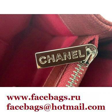 Chanel GST Shopping Tote Bag A50995 in Caviar Leather Burgundy/Silver