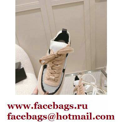 Chanel Knit and Suede Calfskin Sneakers G38750 01 2022