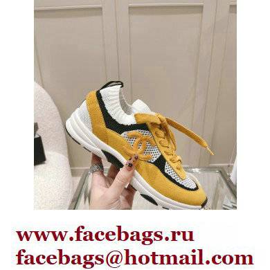 Chanel Knit and Suede Calfskin Sneakers G38750 07 2022