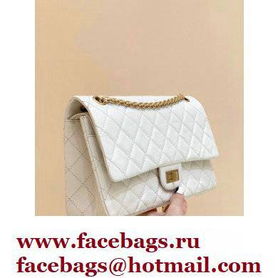 Chanel Original Quality 2.55 Reissue Size 225 Bag white with Gold Hardware