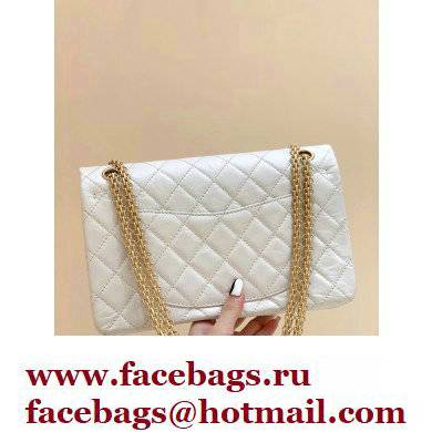 Chanel Original Quality 2.55 Reissue Size 225 Bag white with Gold Hardware