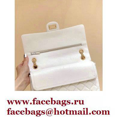 Chanel Original Quality 2.55 Reissue Size 225 Bag white with Gold Hardware