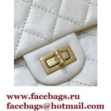 Chanel Original Quality 2.55 Reissue Size 225 Bag white with Gold Hardware