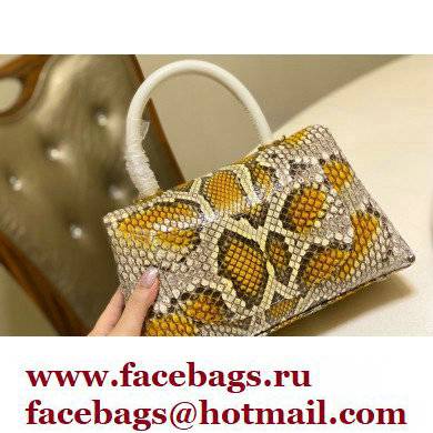 Chanel Python Coco Handle Small Flap Bag with Top Handle 03