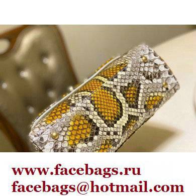 Chanel Python Coco Handle Small Flap Bag with Top Handle 03