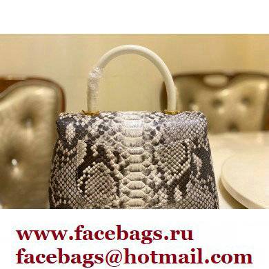 Chanel Python Coco Handle Small Flap Bag with Top Handle 13