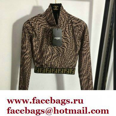 FENDI logo printed top and pants 2022