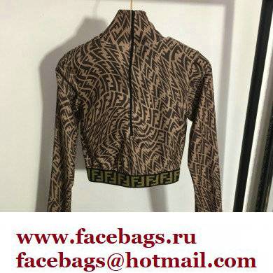 FENDI logo printed top and pants 2022