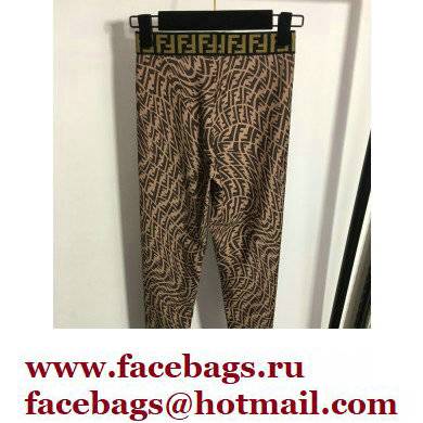 FENDI logo printed top and pants 2022