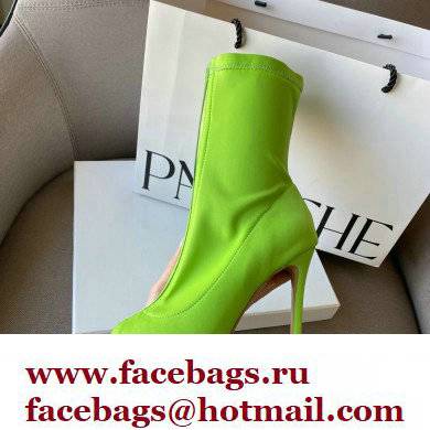 Gianvito Rossi Heel 10.5cm FABRIC and TPU HIROKO BOOTIE Green 2022