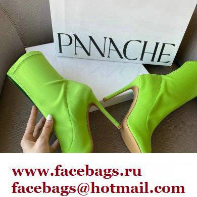 Gianvito Rossi Heel 10.5cm FABRIC and TPU HIROKO BOOTIE Green 2022