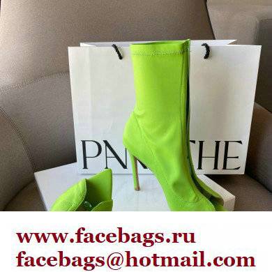 Gianvito Rossi Heel 10.5cm FABRIC and TPU HIROKO BOOTIE Green 2022