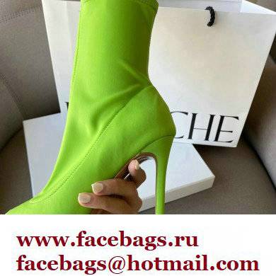 Gianvito Rossi Heel 10.5cm FABRIC and TPU HIROKO BOOTIE Green 2022