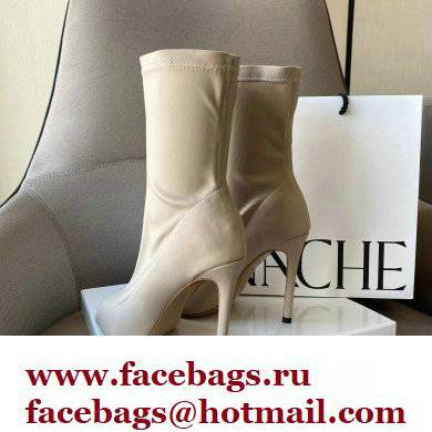 Gianvito Rossi Heel 10.5cm FABRIC and TPU HIROKO BOOTIE Nude 2022