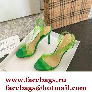 Gianvito Rossi Heel 11.5cm TPU METROPOLIS Sandals Green 2022