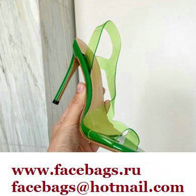 Gianvito Rossi Heel 11.5cm TPU METROPOLIS Sandals Green 2022