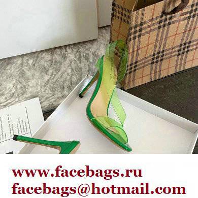 Gianvito Rossi Heel 11.5cm TPU METROPOLIS Sandals Green 2022