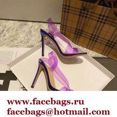 Gianvito Rossi Heel 11.5cm TPU METROPOLIS Sandals Purple 2022