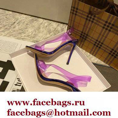 Gianvito Rossi Heel 11.5cm TPU METROPOLIS Sandals Purple 2022