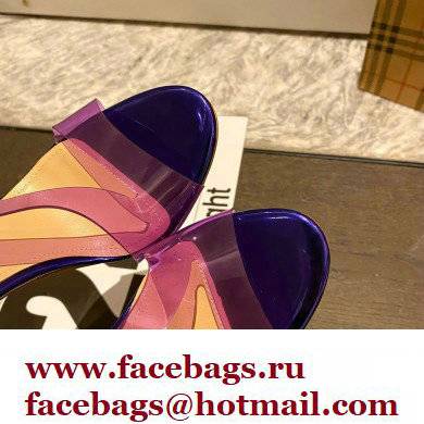 Gianvito Rossi Heel 11.5cm TPU METROPOLIS Sandals Purple 2022