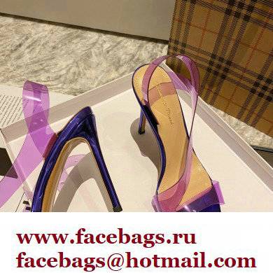 Gianvito Rossi Heel 11.5cm TPU METROPOLIS Sandals Purple 2022