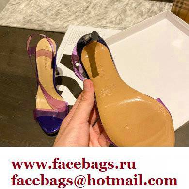 Gianvito Rossi Heel 11.5cm TPU METROPOLIS Sandals Purple 2022