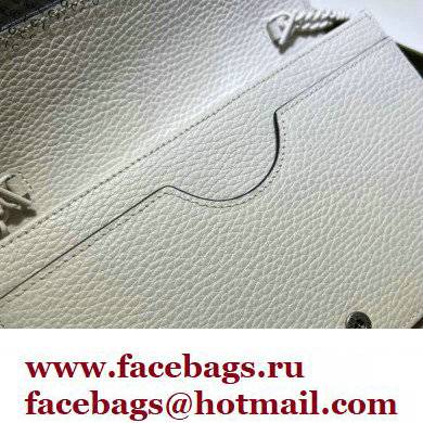 Gucci GG Marmont Chain Wallet 497985 Resin Hardware White 2022