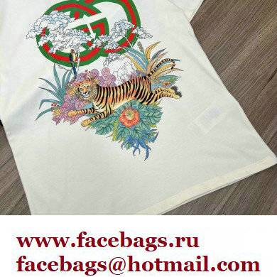 Gucci Tiger Interlocking G T-shirt white