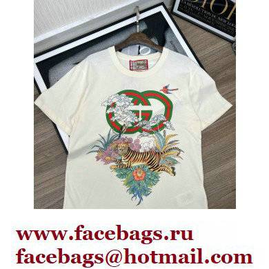 Gucci Tiger Interlocking G T-shirt white