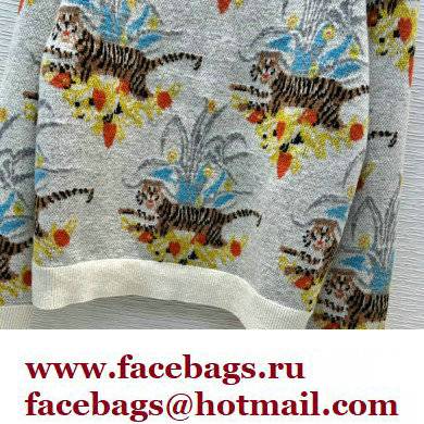 Gucci Tiger jacquard SWEATER 2022