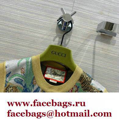 Gucci Tiger jacquard vest 2022