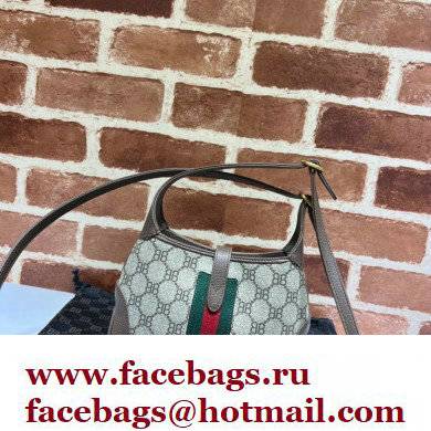 Gucci x Balenciaga The Hacker Project Mini Hobo Bag 680132 GG Canvas Beige 2022