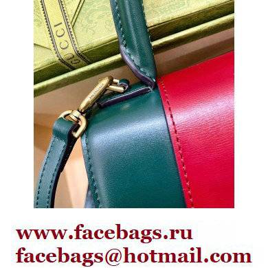 Gucci x Balenciaga The Hacker Project Small Hourglass Bag 681697 Leather Green/Red 2022